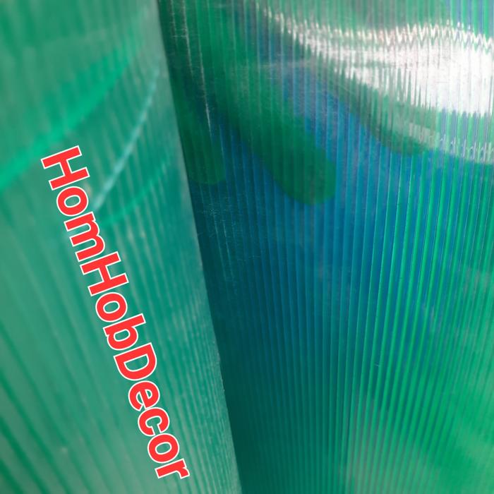 Gambar Multiplat Fiber Plat Pagar Meteran - Hijau Garis dari HomHobDecor undefined Tokopedia