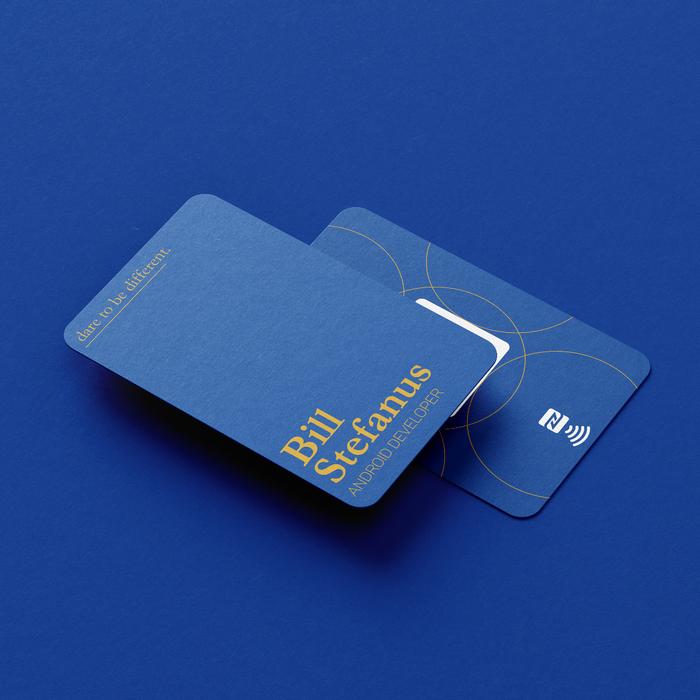 Gambar One tap Smart Business Card NFC | Kartu Nama Digital - Design 3, Tanpa Laminasi dari one tap * | Smart Card Indonesia undefined Tokopedia