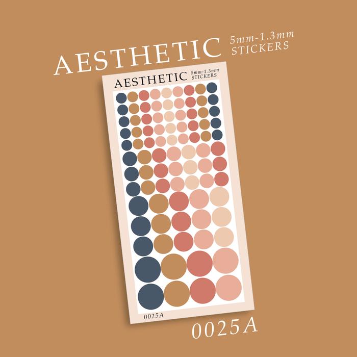 Gambar Stiker Dot Planner Bulat Circle Warna Aesthetic Sticker Party [0025] - 0025A dari Sticker Party undefined Tokopedia