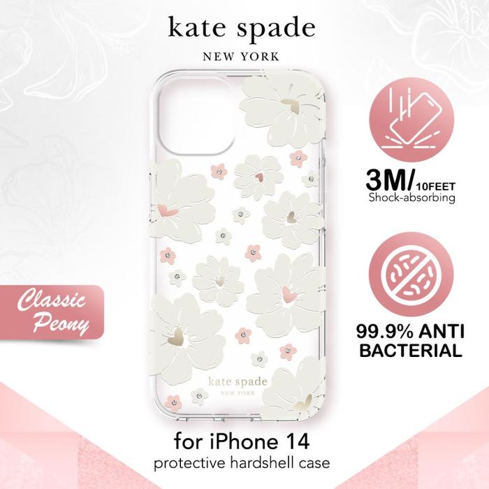 Gambar Kate Spade Case MagSafe for iPhone 14 Pro Max Classic Peony Casing - iPhone 14 dari Goodshopind undefined Tokopedia