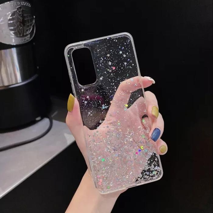 Gambar Case Bling Glitter IPHONE 6 6S 7 8 PLUS SE 2 3 2020 Soft Casing - Clear, iPhone SE 2 / 3 dari nucleo undefined Tokopedia