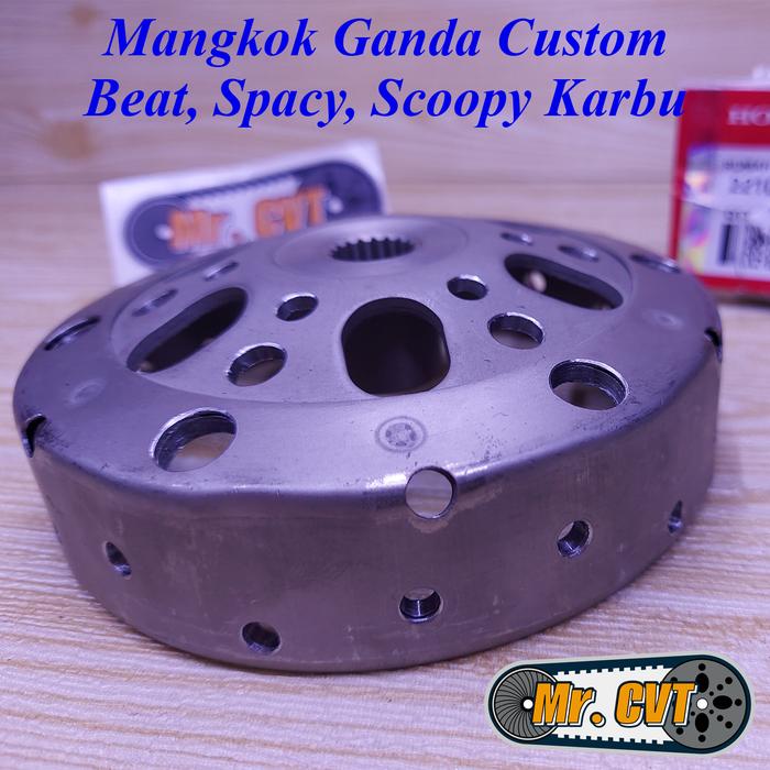 Gambar Mangkok Kampas Kopling Ganda Spacy Karbu Original Custom Versi Ekonomi dari Mr. CVT undefined Tokopedia