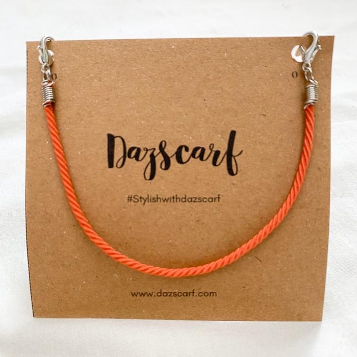 Gambar Dazscarf Konektor Masker Basic Spiral - Coral dari Dazscarf undefined Tokopedia