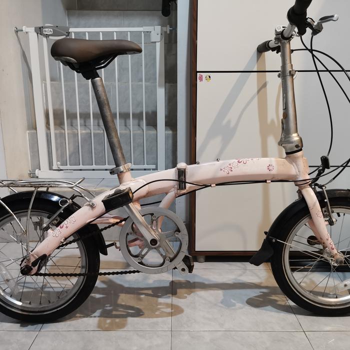 DAHON(ダホン)ピンクのかわいい折り畳み自転車！内装3速