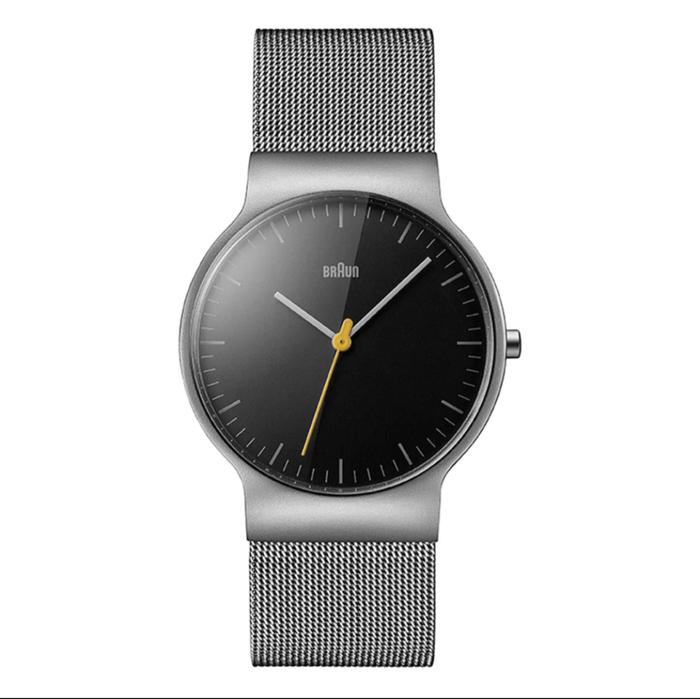 Gambar Braun Gents BN0211 Classic Slim Watch - Black Dial - Silver dari BRAUN WATCHES undefined Tokopedia