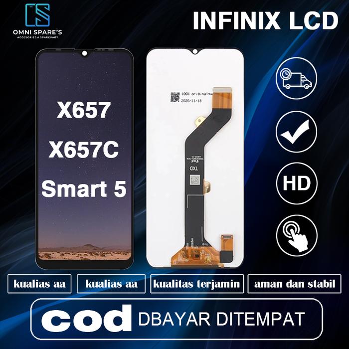 Gambar ORI LCD + TOUCHSCREEN INFINIX SMART 5 X657 COMPLETE ORIGINAL 1SE - LCD SMART 5, ORIGINAL100% dari Omni Spares undefined Tokopedia