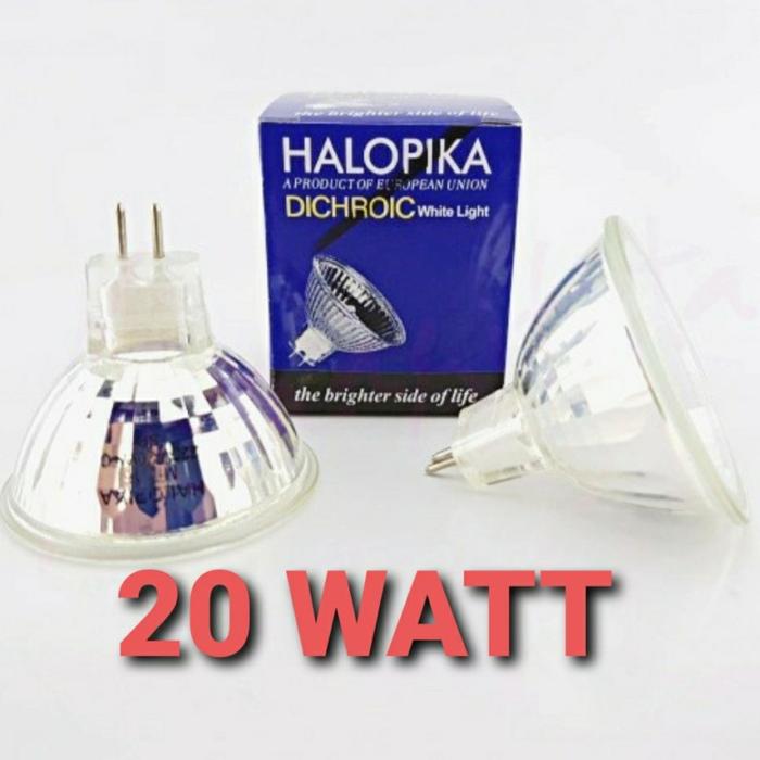 Gambar Lampu Halogen Cup MR16 20W / 50W 220V Halopika Halogen Spotlight MR-16 - 20W KUNING dari Jupaja999 undefined Tokopedia