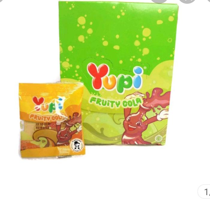 Gambar yupi jely gum aneka rasa box isi 24pcs - Fruity Cola dari RAJA SNACK FOOD undefined Tokopedia