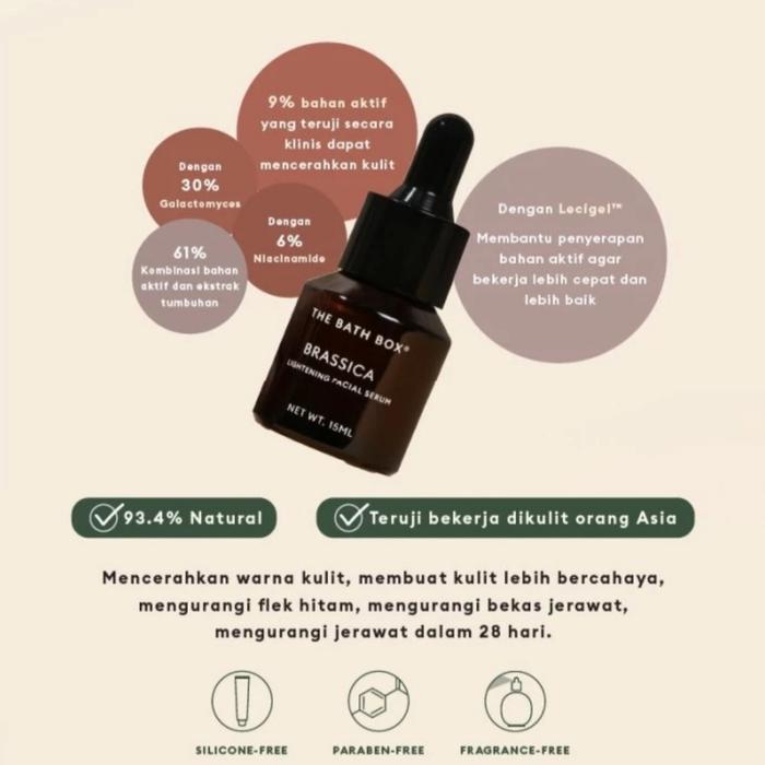 Gambar The Bath Box TBB Brassica Lightening Facial Serum - 15 ml dari Cika Salad undefined Tokopedia