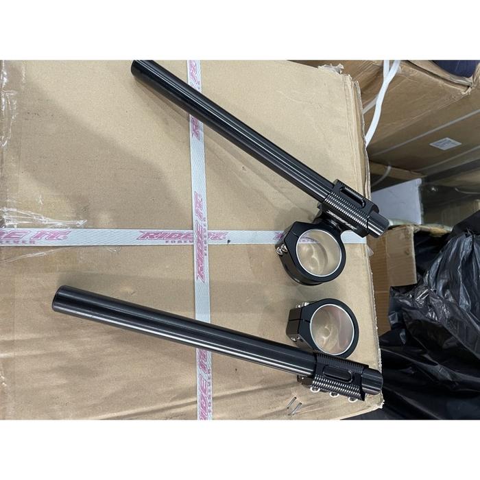 Gambar STANG CLIP ON STANG JEPIT CAFE RACER KHUSUS YAMAHA XSR155 - Hitam dari Kings Motor Shop undefined Tokopedia