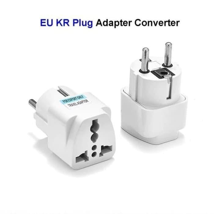Gambar Universal Travel Adaptor / Travel Adaptor / Colokan Internasional - ADAPTOR EU PLUG dari Indo Smart Acc Hp undefined Tokopedia