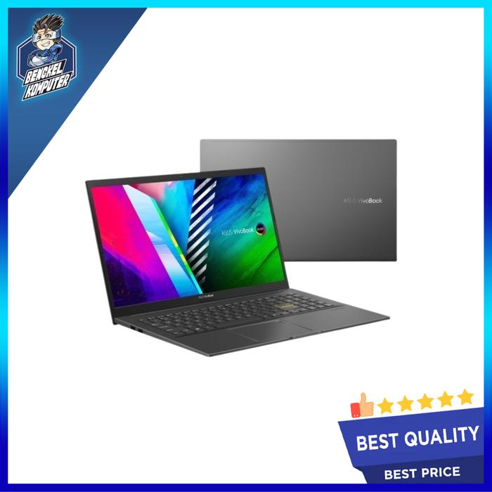 Gambar LAPTOP ASUS VIVOBOOK 15 K513EA-OLED751 BLACK | OLED752 SILVER - BLACK dari bengkelkomputerptk undefined Tokopedia