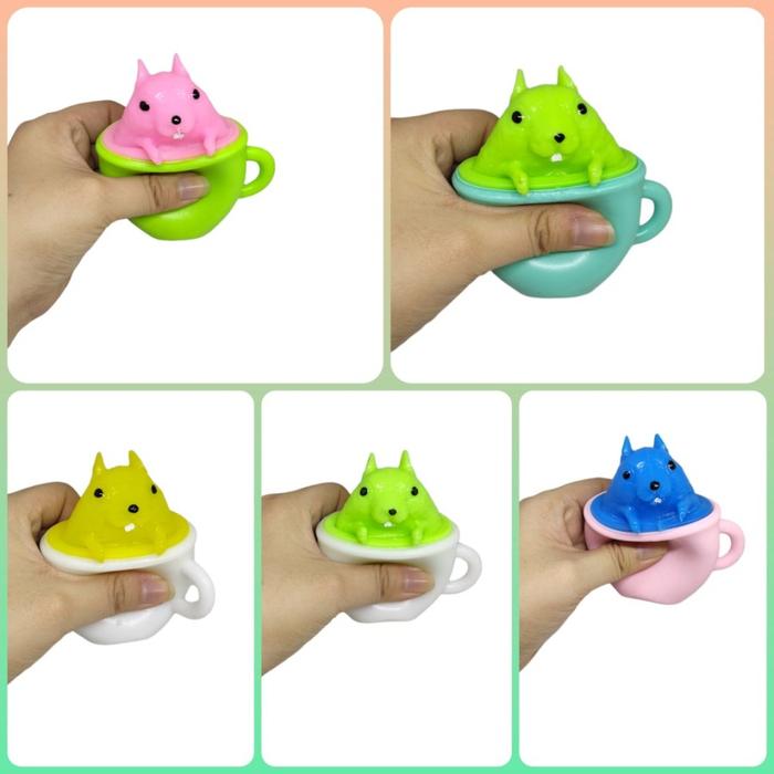 Gambar Squishy Tupai Squirell Squeeze Pop It Fidget Tiktok ADHD Mainan Stress - Gelas Random dari McClerish undefined Tokopedia