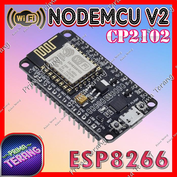Gambar NodeMCU Amica ESP8266 ESP12E V2 Lua Wifi IoT ESP12 ESP 12E CP2102 dari Prima Terang undefined Tokopedia