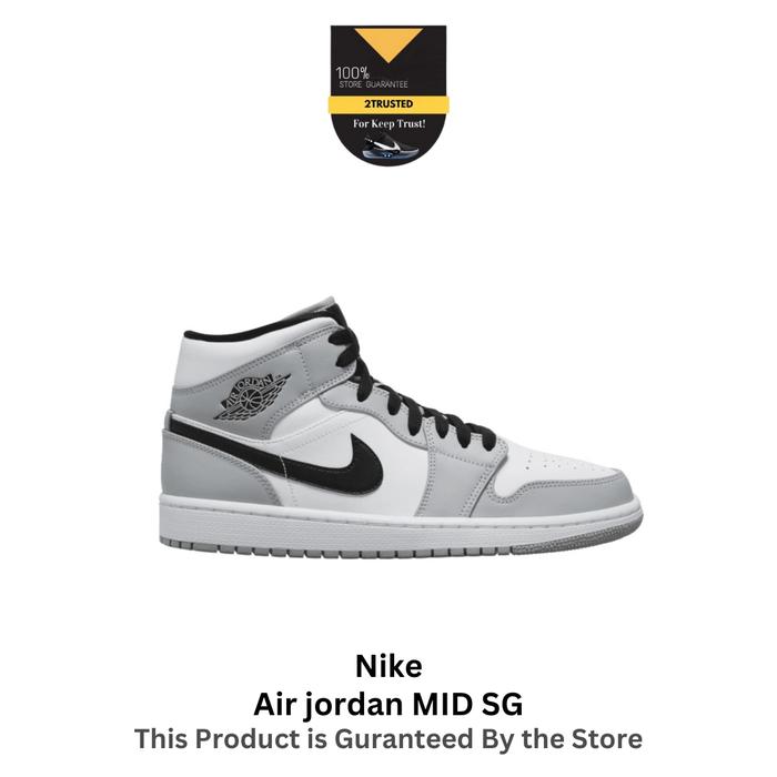 Jual Sepatu Nike Air jordan MID SG Store Guarantee 41, Abu-abu