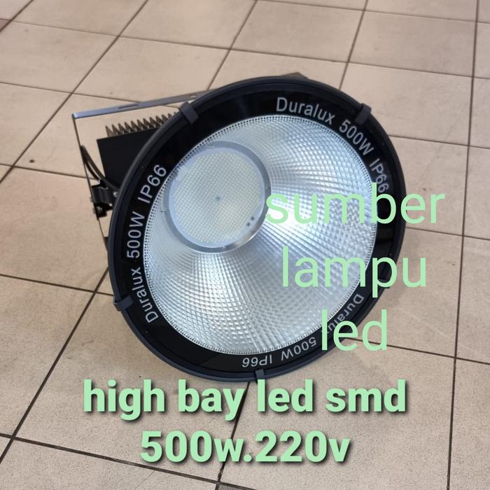 Gambar lampu sorot led 500w 500watt highbay 500w high bay led 500watt outdoor - hitam duralux dari Sumber Lampu Led undefined Tokopedia