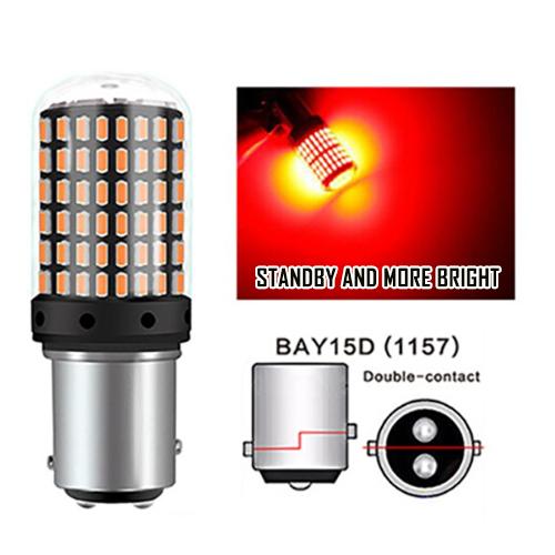 Gambar Lampu LED CANbus Brake Rem Bayonet Flash Strobo Kedip 1157 BAY15D - MERAH NON-KEDIP dari MODIMART undefined Tokopedia