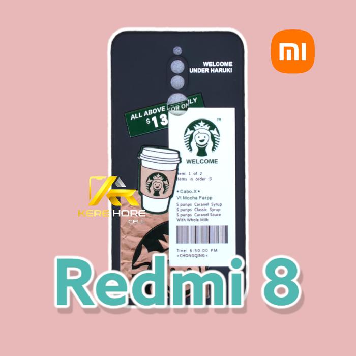 Gambar CASE REDMI 8 SQUARE EDGE SOFTCASE STARBUCKS REDMI 8 - GLAS dari Kere Hore Cell_NEW undefined Tokopedia