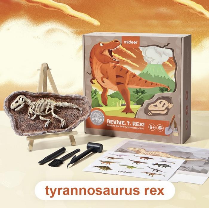 Gambar Mideer Revive Fossil Dinosaur Steam Game Dino Mainan Anak Kid Toys - T Rex dari OPI FOR YOU undefined Tokopedia