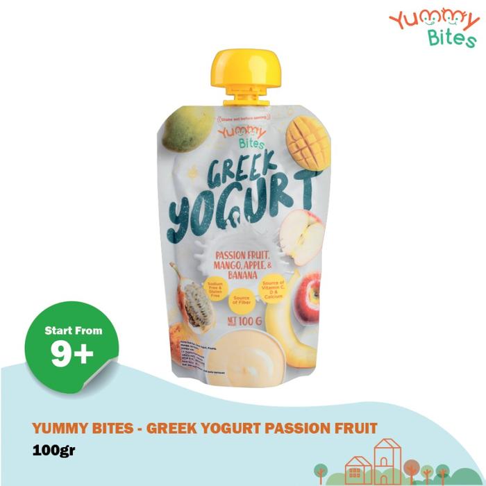 Gambar Yummy Bites Greek Yogurt 100g - Passion Fruit dari Yukae BabyShop undefined 4 Tokopedia
