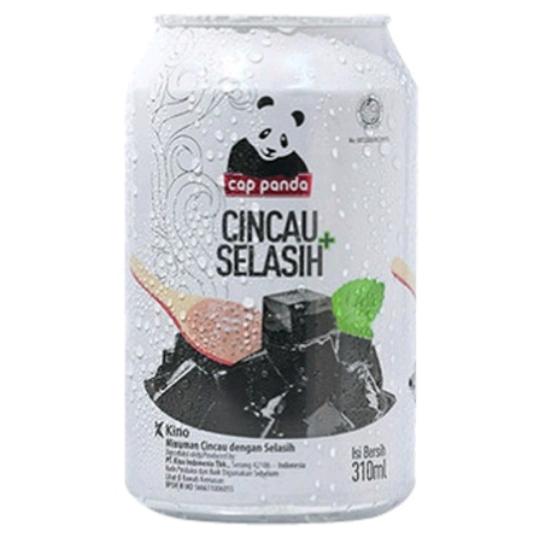 Gambar Cincau Cap Panda / Cincau Selasih / Liang Teh Cap Panda Kaleng 310ml - Cincau Selasih dari sertamart undefined Tokopedia
