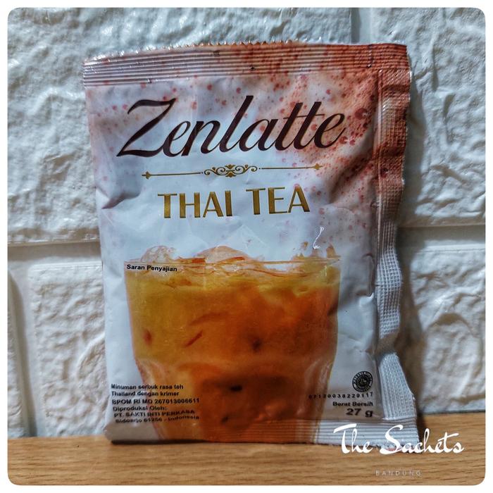 Gambar Zenlatte Milk Tea Sachet - Thai Tea dari The Sachets undefined Tokopedia