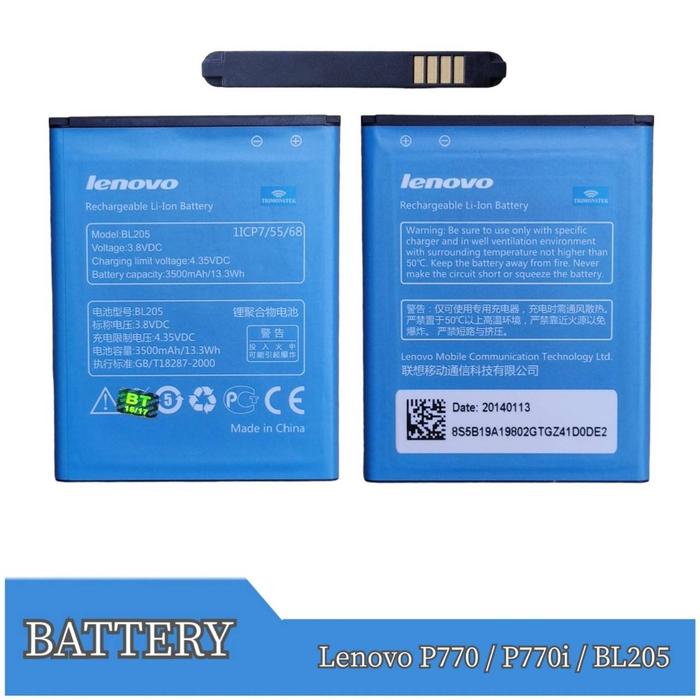 Jual Baterai Battery Lenovo P770 P770i BL205 Original Kota