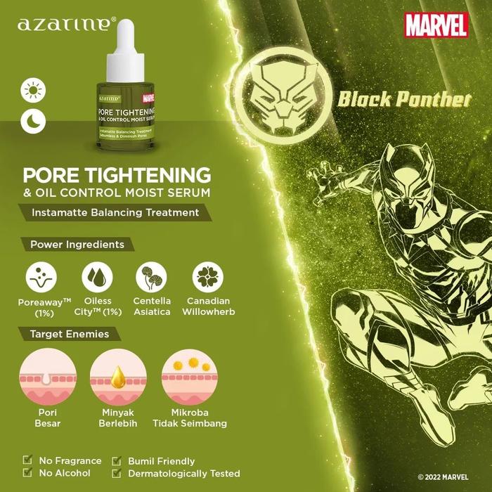 Gambar [BPOM] Azarine x Marvel Serum Series - Pore Tightening dari MarrieBeauty undefined Tokopedia