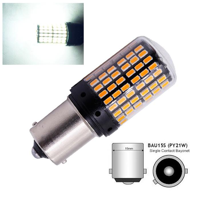 Gambar LAMPU LED 1156 144 TITIK BAU15S BA15S SEN DAJJAL SIGN DAJJAL 144 SMD - BAU15S PUTIH dari MODIMART undefined Tokopedia