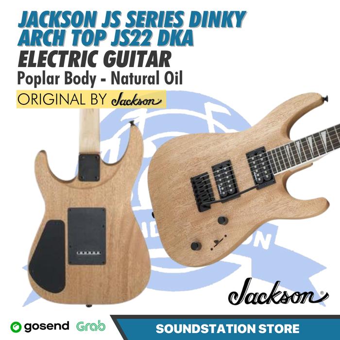 Gambar Jackson JS Series Dinky Arch Top JS22 DKA Electric Guitar - NATURAL OIL dari SoundStation Store undefined Tokopedia