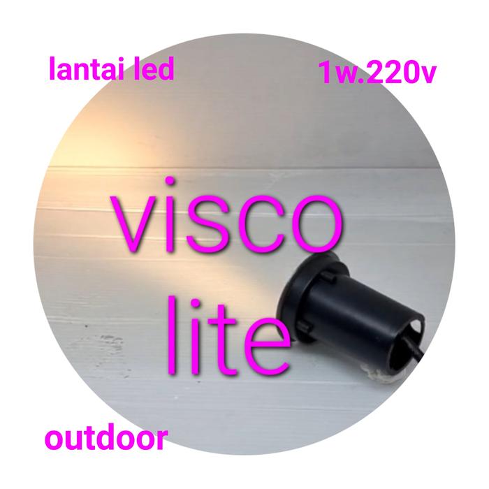 Gambar lampu lantai led 1watt underground light led 1 watt uplight 1w 220v - body tinggi dari visco lite undefined Tokopedia