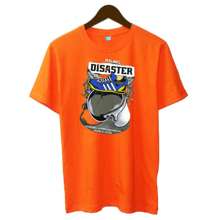 Gambar KAOS MALANG DISASTER KANJURUHAN T_SHIRT MALANG DISASTER SAVE KANJURUHA - Orange, XXL dari RAC Tokopedia undefined Tokopedia
