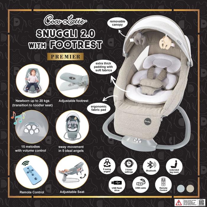 Gambar Cocolatte Weeler Snuggli PREMIER - 2.0 beige dari Ochababy undefined Tokopedia