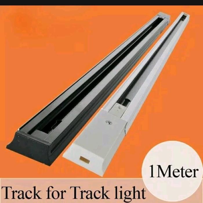 Gambar lampu led rel spotrel spot 30w 30 w lukisan tembak sorot stand pameran - REL 1 METER, BODY HITAM dari golden lighting led undefined Tokopedia