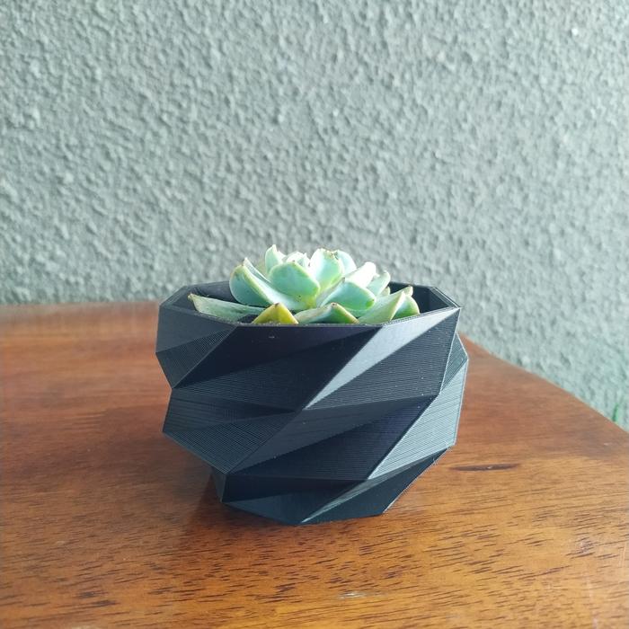 Gambar POT Mini Size - S - Hitam dari Hobi Dekorasi undefined Tokopedia