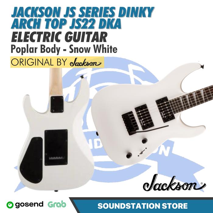 Promo Jackson JS Series Dinky Arch Top JS22 DKA Electric Guitar - SNOW ...