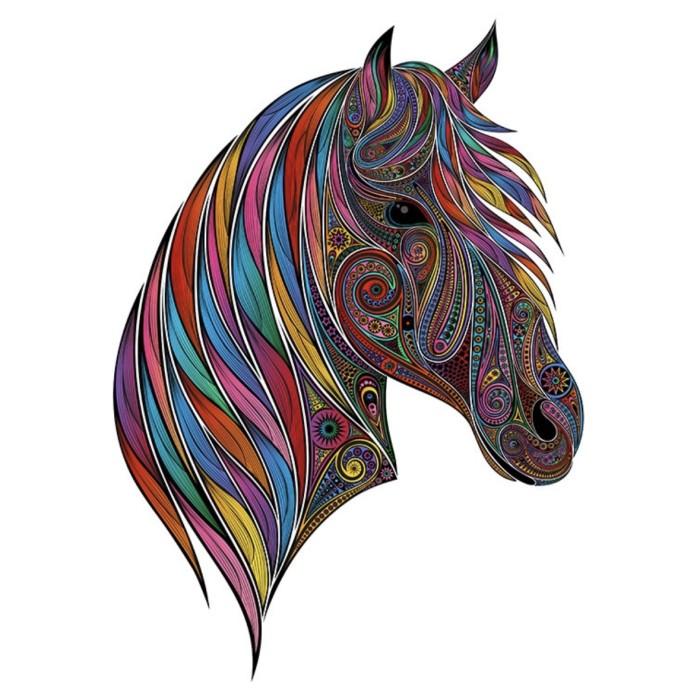 Gambar Wooden Puzzle Hewan Jigsaw Puzle Unik - Kuda, L-A3 dari PIVA Pixels undefined Tokopedia