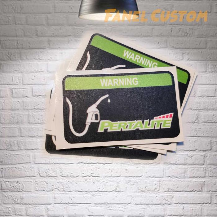 Gambar STIKER STIKCER BBM bensin Pertamina Pertamax turbo Dex SHELL - PERTALITE dari Fanel Custom undefined Tokopedia