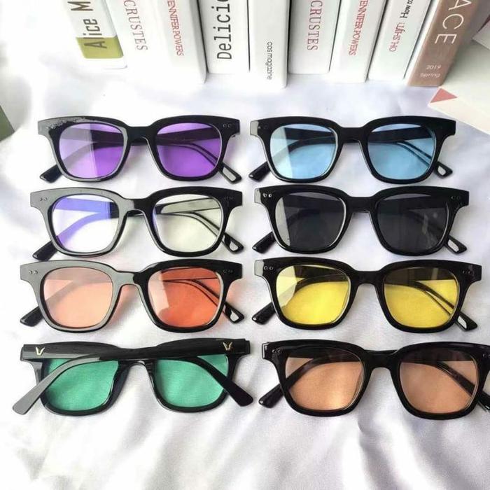 Gambar KACAMATA WANITA PRIA FASHION SMALL CANDY COLO LENSA WARNA - Merah dari RG ORGANIZER undefined Tokopedia