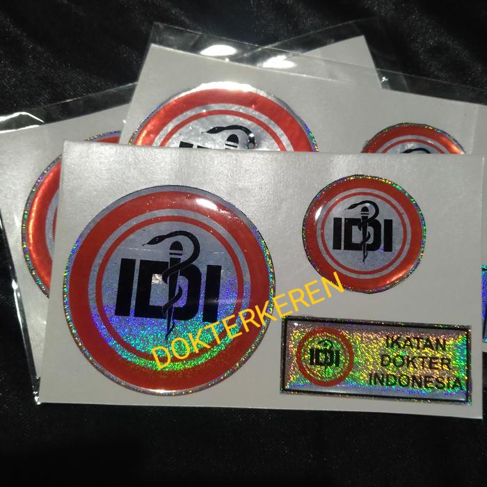 Gambar STIKER TIMBUL IDI dari Dokterkeren undefined Tokopedia