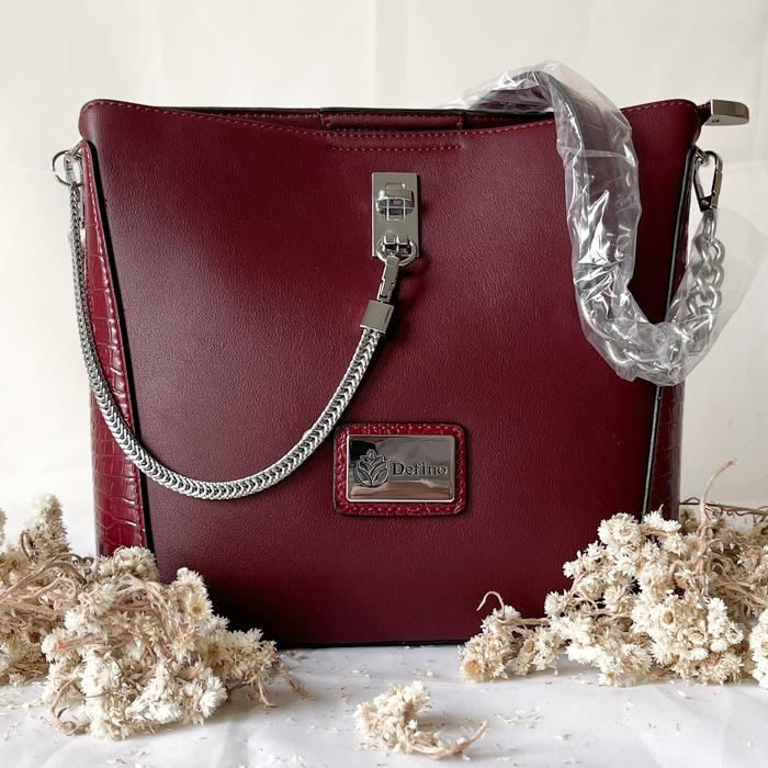 Gambar DEFINO RUBBY MAROON dari Bagtocollect undefined Tokopedia