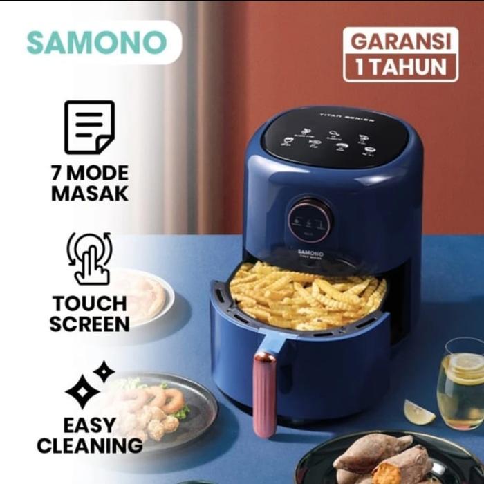 Gambar air fryer SAMONO /MESIN GORENG TANPA MINYAK touchcreen dari Sherlyna1985 undefined Tokopedia
