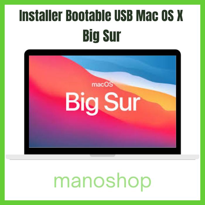 Gambar Installer Bootable USB Mac OS X Monterey BigSur Catalina Mojave Sierra - Big Sur dari manoshop28 undefined Tokopedia