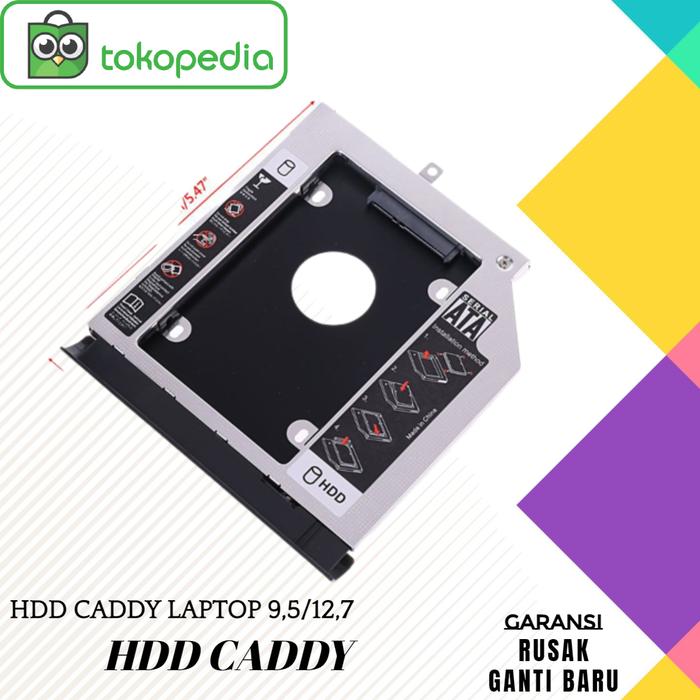 Gambar Hdd caddy laptop/tambahan hdd internal/external - 9.5 dari D-NETWORK undefined Tokopedia