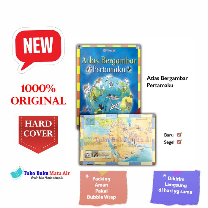 Jual ORIGINAL ATLAS BERGAMBAR PERTAMAKU DI