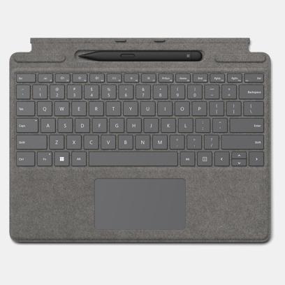 Gambar KEYBOARD SURFACE PRO 9 WITH SLIM PEN 2 - Gray dari MYCOMSHOP undefined Tokopedia