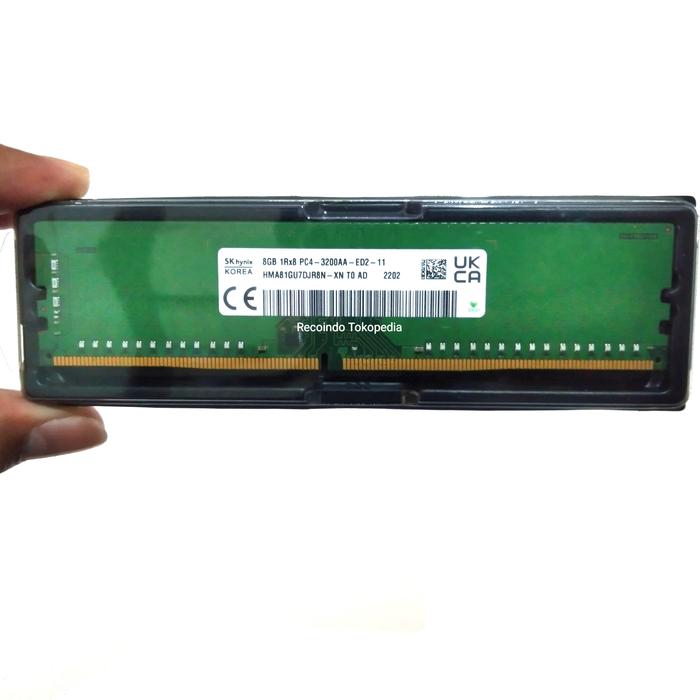Jual RAM Server SK Hynix 8GB DDR4 PC4-3200AA ECC UDIMM Memory 3200