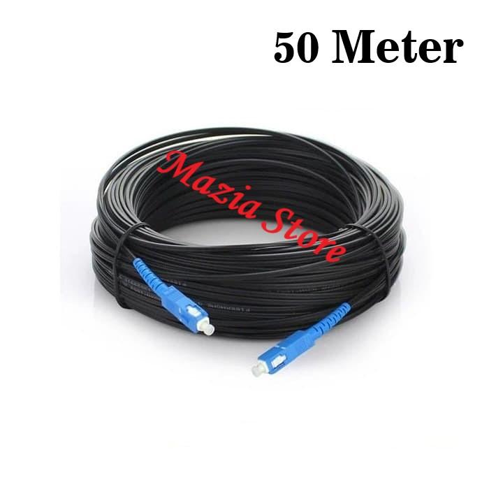 Gambar Kabel Fiber Optik 50 Meter/ UPC ke SC - 50 Meter dari Mazia Store Hardware undefined Tokopedia