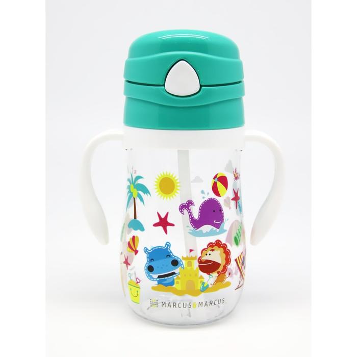 Gambar Marcus & Marcus Tritan Straw Bottle 300ml - Green dari HelloBebe Babyshop undefined Tokopedia