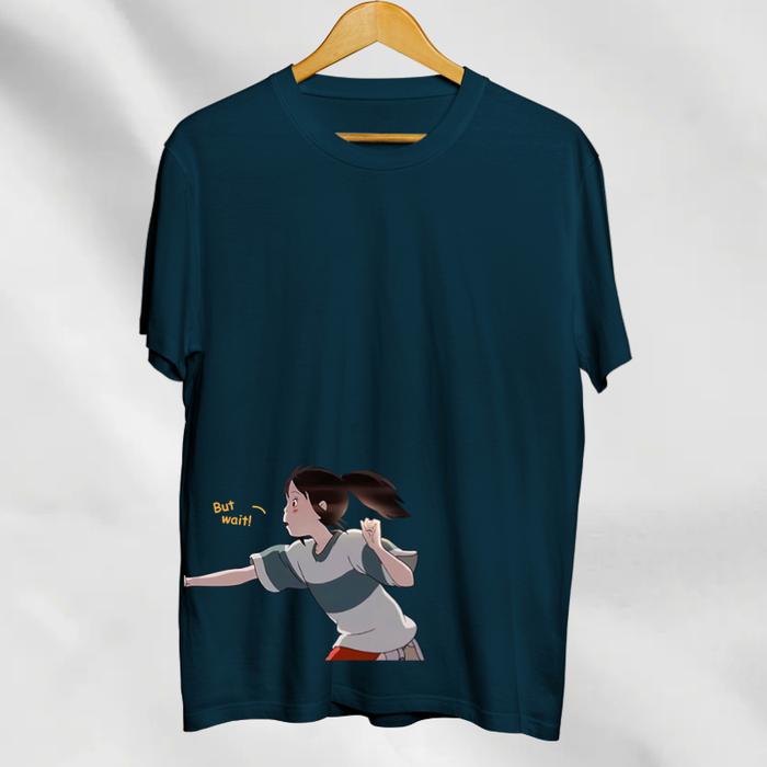 Gambar Baju Kaos Oversize Jumbo Couple Tshirt Pasangan Pacar Anime Oversized - CEWE BIRU ITB, 2XL dari Distro Kaos Oversize undefined Tokopedia